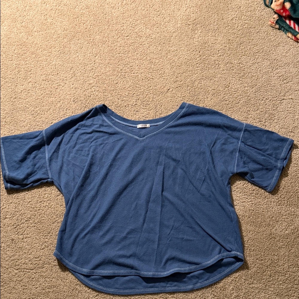 Women’s Woven Blue Shirt